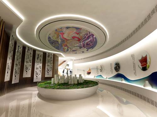 文化展廳設計效果圖